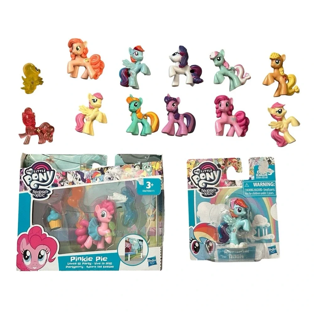 My‎ Little Pony MLP Friendship is Magic Pinkie Pie Rainbow Dash Figure Lot